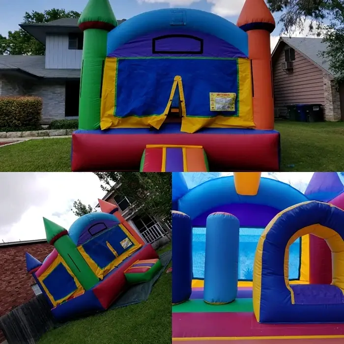 Castle with obstacles bounce house rental