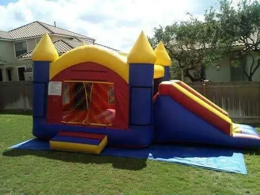 Combo castle slide bounce house rental